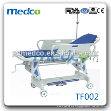 Sala de operaciones de emergencia manual Tranfer Stretcher Trolley Bed TF002